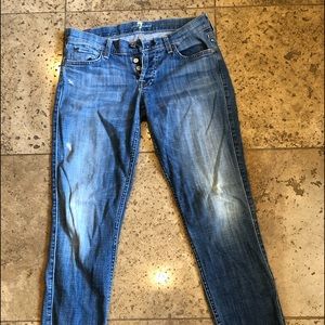 7 for all mankind boyfriend cropped size 26